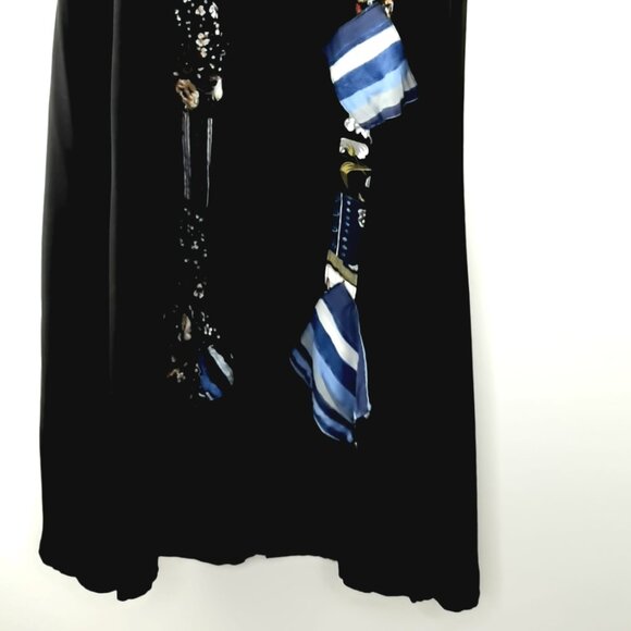 Large Nativewear Designs Black Sleeveless Patchwork Maxi Bohemian Dress - Picture 11 of 11